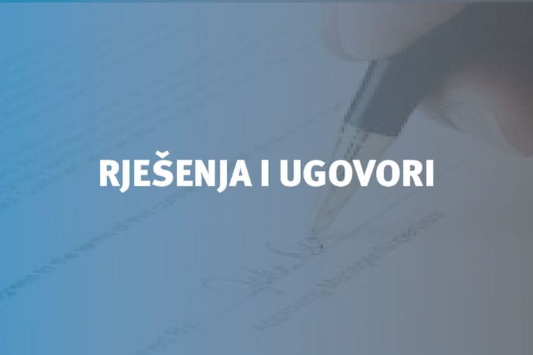 Rješenja i ugovori